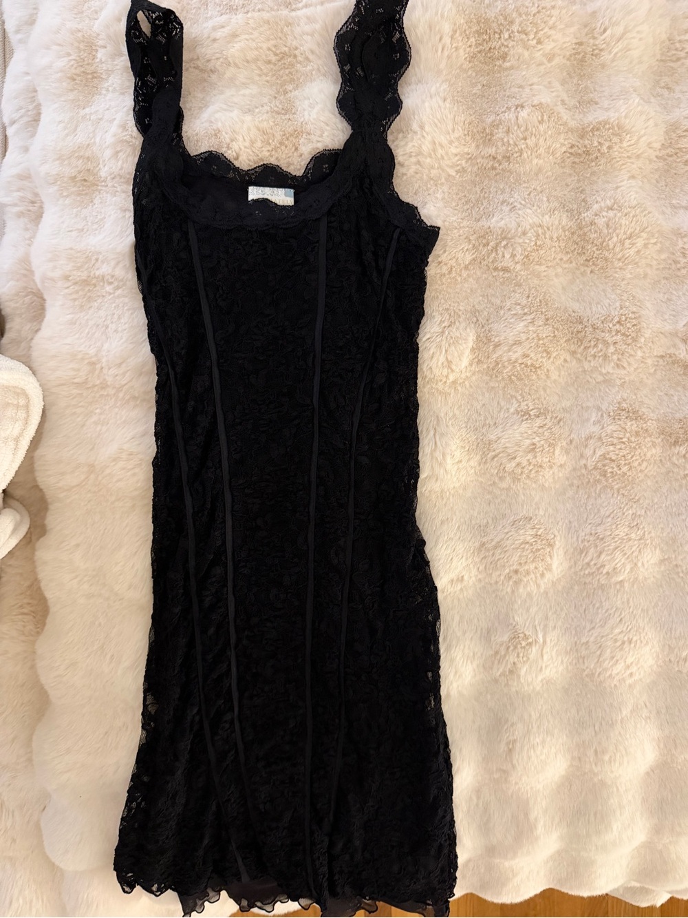 Free People Black Lace Dress